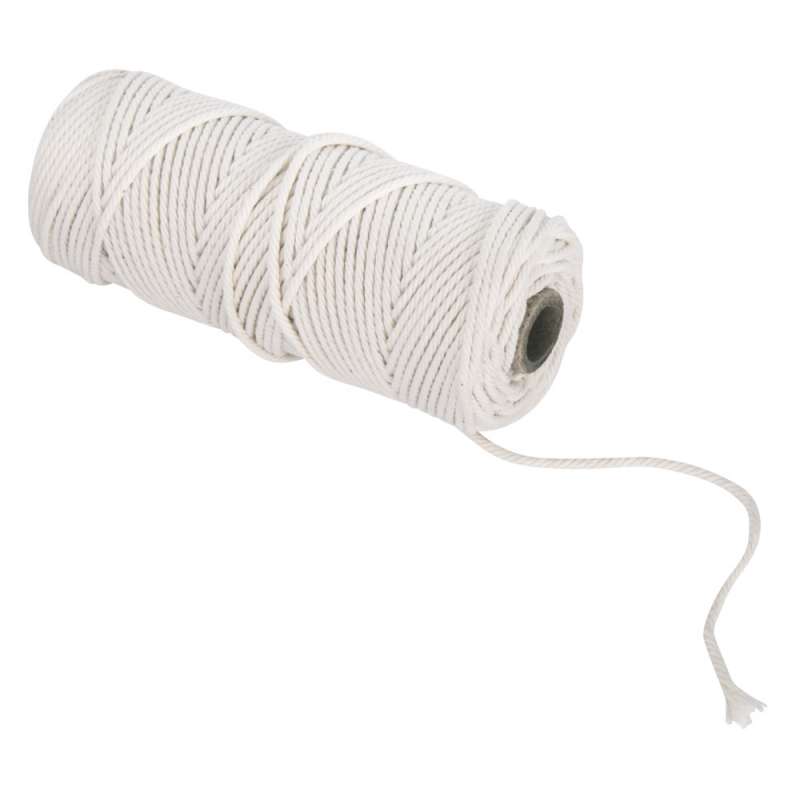 Fil, 3, 7mm Ø, blanc, 70 m - ficelle à prix de gros
