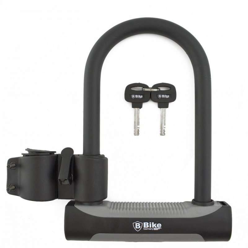 Cerradura antirrobo en U de acero endurecido con soporte - Candado de bicicleta a precios de mayorista