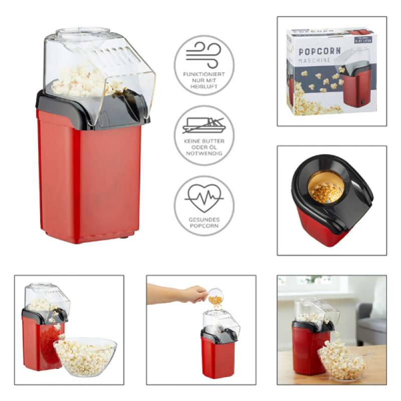 Olievrije rode popcornmachine tegen groothandelsprijzen - popcornmachine tegen groothandelsprijzen