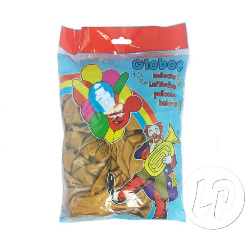 Set van 100 metallic gouden latex ballonnen - ballon van latex tegen groothandelsprijzen