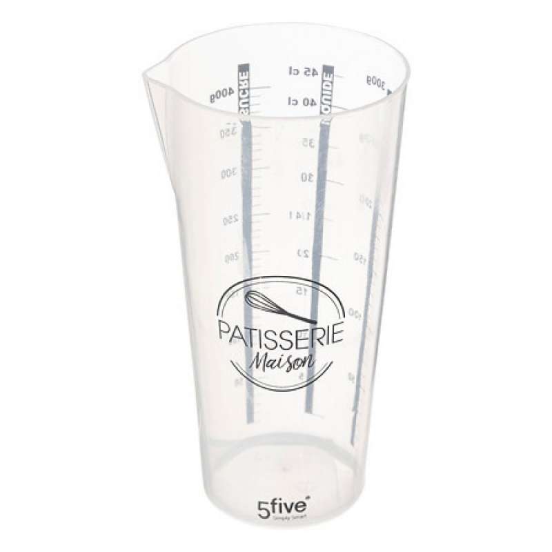 verre doseur polypropylene 500ml, transparent à prix de gros - verre mesureur à prix grossiste