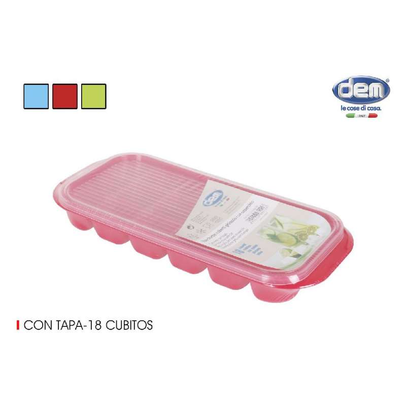 Eiswürfelschale 18 Würfel mit Deckel zu Großhandelspreisen - Eiswürfelschale zu Großhandelspreisen