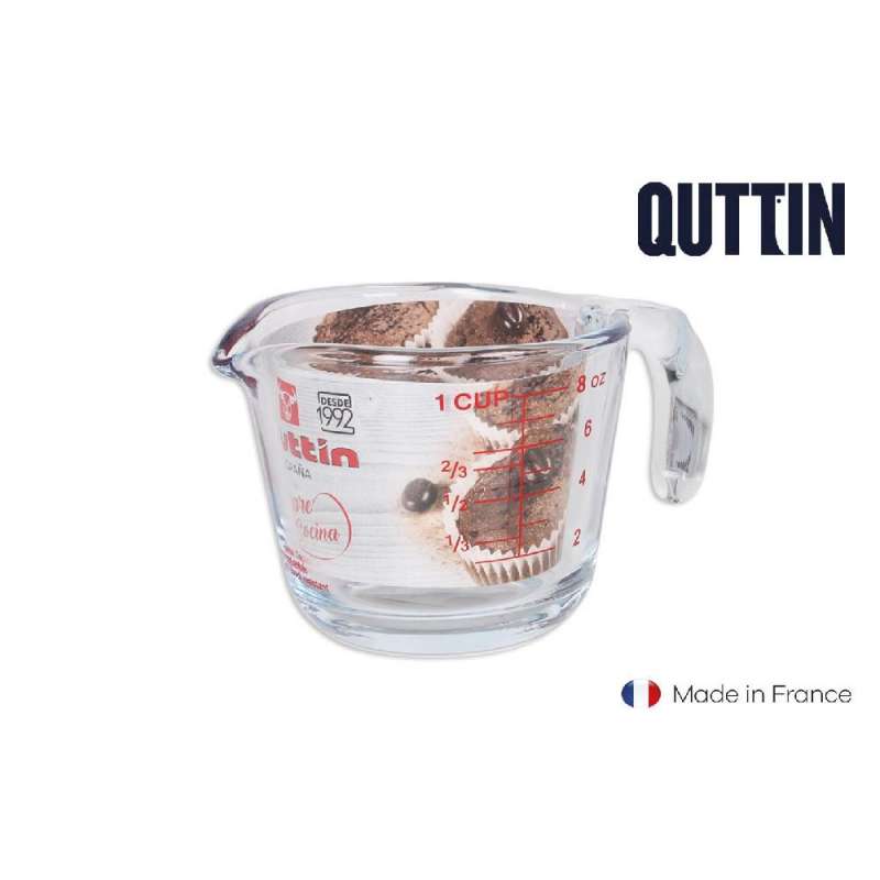 tasse à mesurer en verre 250ccm quttin à prix de gros - pichet mesureur à prix grossiste