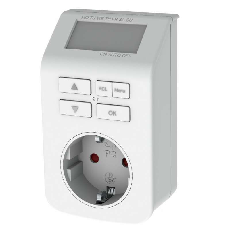 Prise numérique programmable, ip20, 3680 w, hebdom - minuterie à prix grossiste