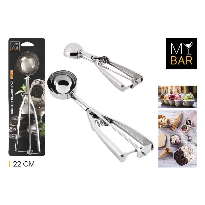 Cuillère à glace inox 22cm privilège - cuillère à glace à prix de gros