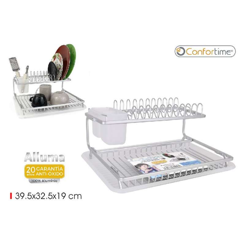 égouttoir alluma 39.5x32.5x19cm confortim - égouttoir à prix grossiste