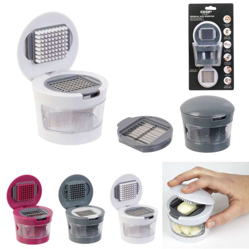 Espremedor de alho em plástico com reservatório amovível a preço grossista - espremedor de alho a preço grossista