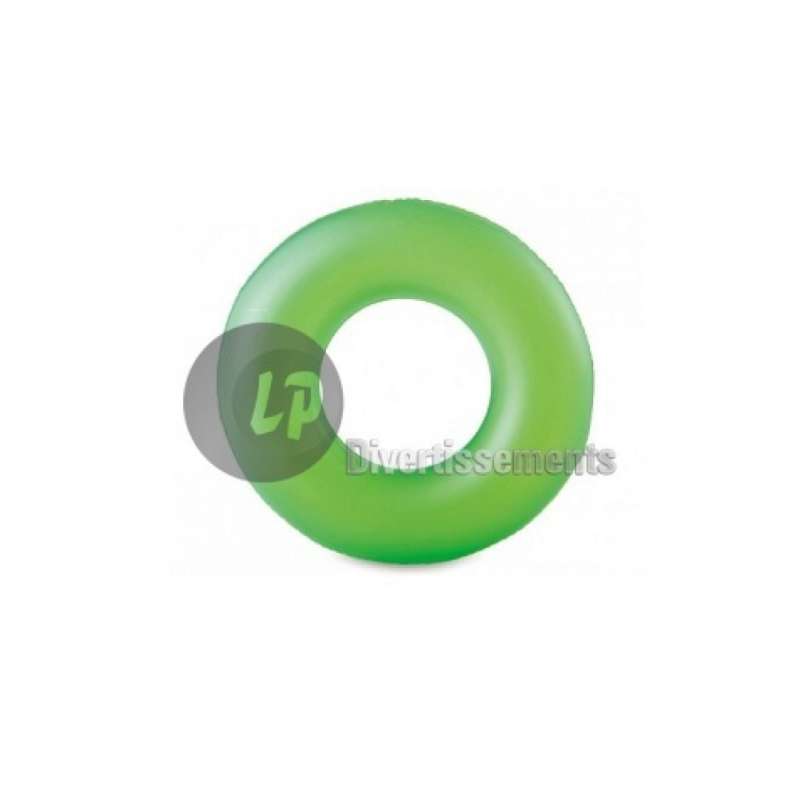 bouée gonflable géante couleur unie VERTE 91cm - Bouée à prix grossiste