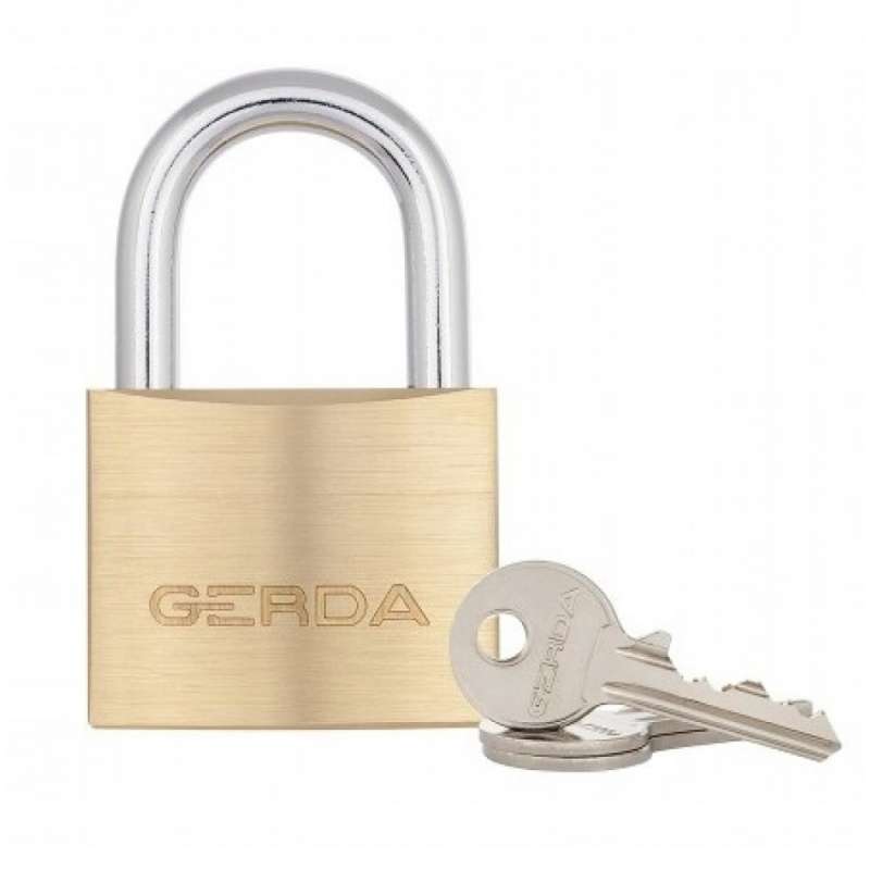 Cadenas gerda laiton 30 mm avec bouton poussoir à prix de gros - Cadenas à prix grossiste