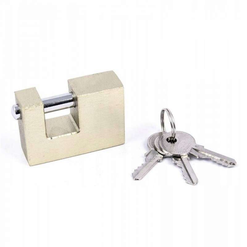 Cadeado de latão dourado com alfinete - Cadeados a preço grossista