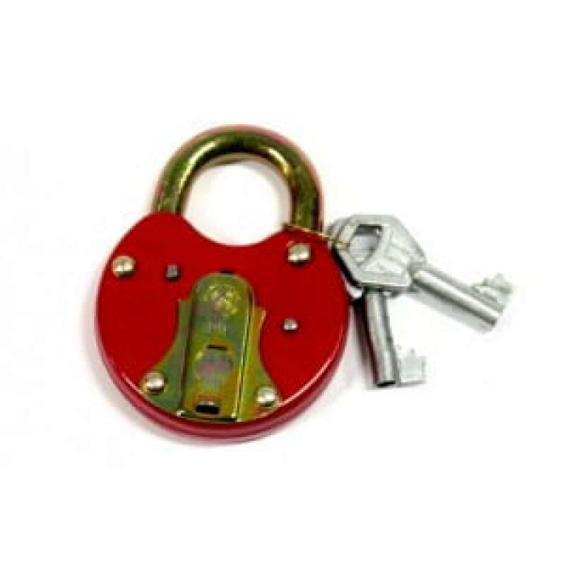 Cadeado de metal com chave fundida 50 mm a preço grossista - Cadeados a preço grossista