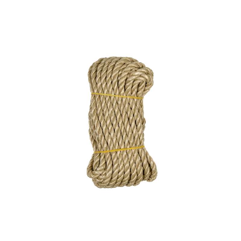 Corde 8 mm x 10 m pli beige - corde à prix de gros