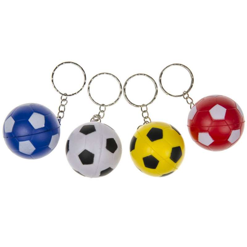 Porta-chaves de espuma de futebol colorido - porte-chaves de futebol a preço grossista