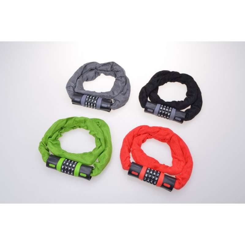 Cadena antirrobo de acero con revestimiento textil - Candado de bicicleta a precios de mayorista