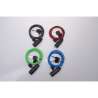 Cable antirrobo en espiral de acero coloreado - Candado de bicicleta a precios de mayorista Cable antirrobo en espiral de acero coloreado - Candado de bicicleta a precios de mayorista