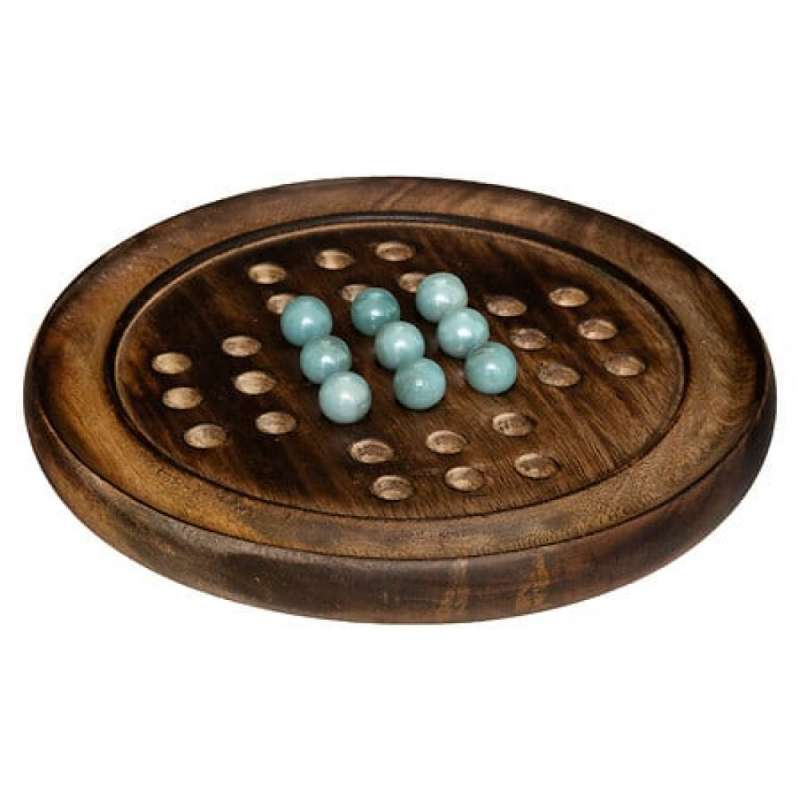 Jogo de solitário do mármore castanho - solitário a preço grossista