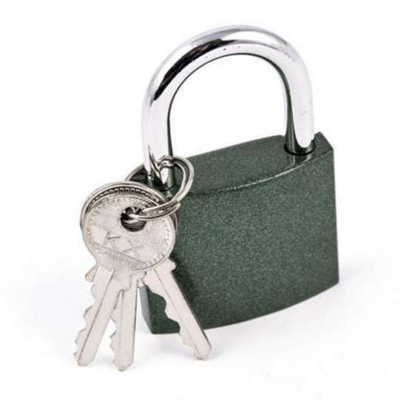 Vorhängeschloss aus Gusseisen mit Stahlschäkel - Vorhängeschloss zu Großhandelspreisen