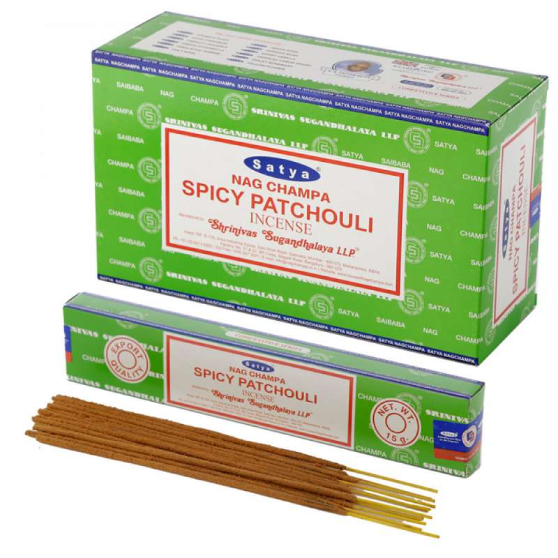 Bâtons d'encens Satya Nag Champa Patcho épicé - Encens à prix grossiste