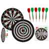 Jeu de fléchettes double face avec 6 fléchettes, - Jeu de fléchettes à prix de gros Jeu de fléchettes double face avec 6 fléchettes, - Jeu de fléchettes à prix de gros