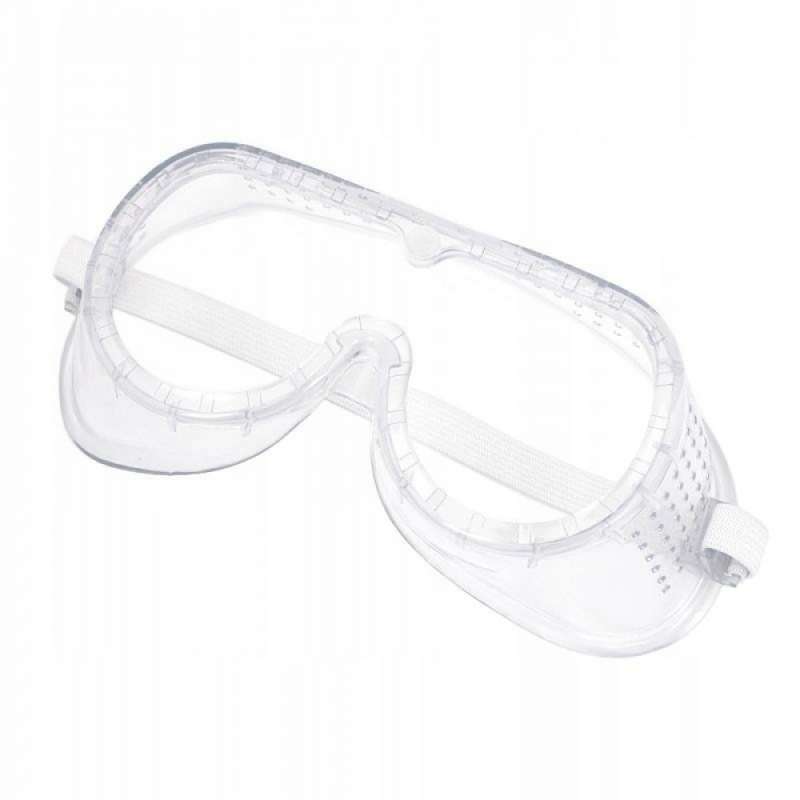 Óculos de proteção em PVC transparente - óculos de proteção a preço grossista
