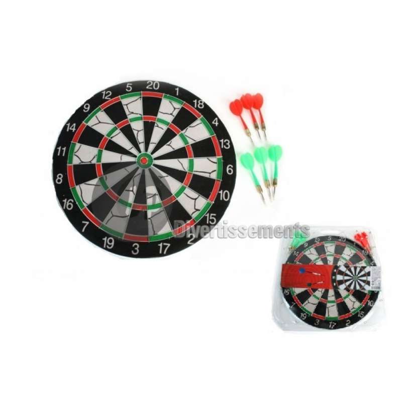 hölzerne Dartscheibe mit Metallpfeilen - Wurfspiel zu Großhandelspreisen