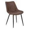 chaise pu olwen mrrn / nr, marron - chaise de salle à manger à prix grossiste
