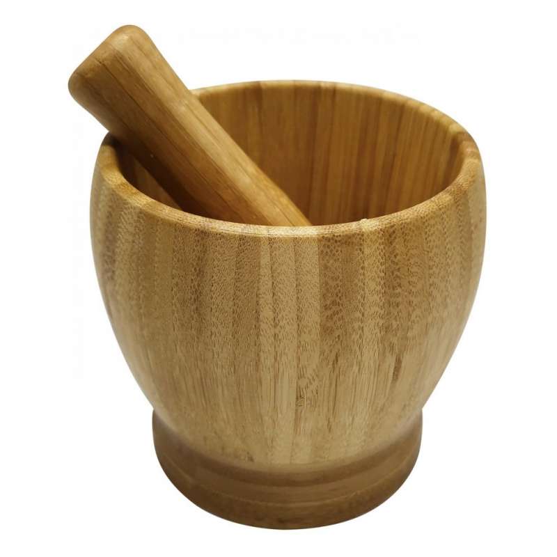 MORTIER ENSEMBLE DE MORTIERS ÉPICES BAMBOU HERBES - mortier à prix grossiste