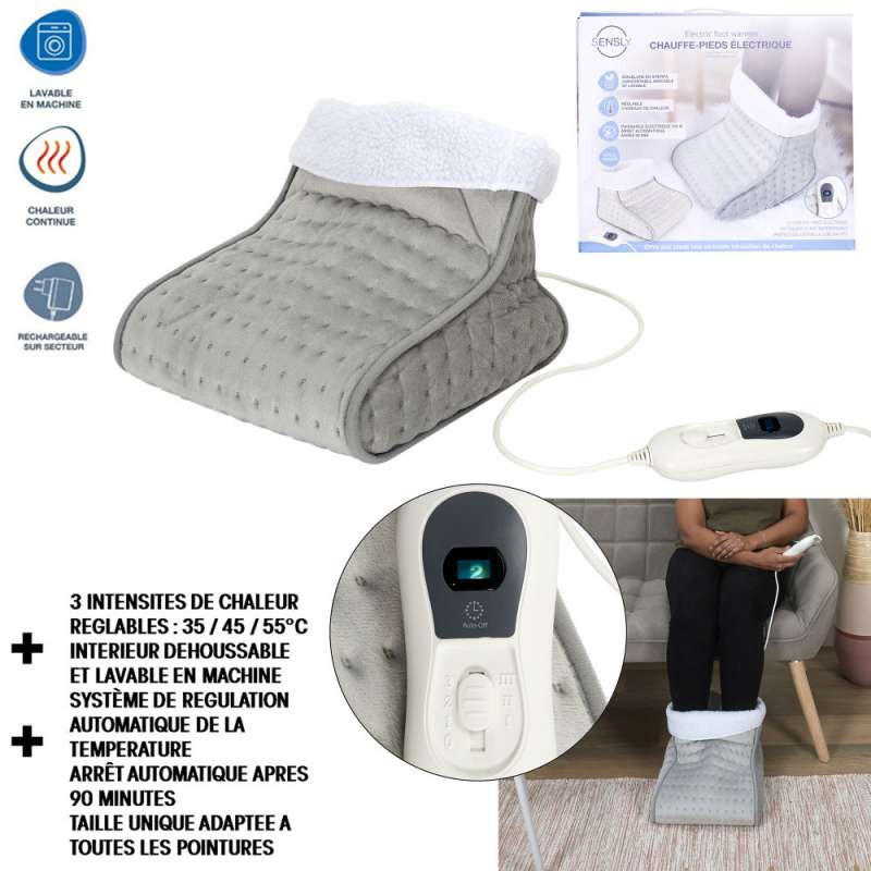 Elektrisk varmefødder i blødt polyester - fodbade til engrospris