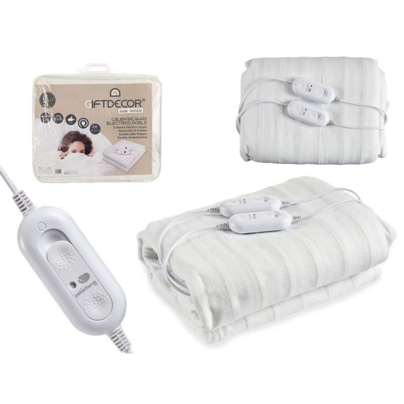 Doble funda interior de poliéster blanco - cobertor calefactor a precios de mayorista