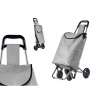 Carrello spesa in tessuto grigio-nero - Carrello della spesa a prezzi all'ingrosso