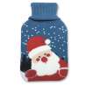 Manta térmica de Natal azul escuro 2L - garrafa de água quente a preço grossista Manta térmica de Natal azul escuro 2L - garrafa de água quente a preço grossista