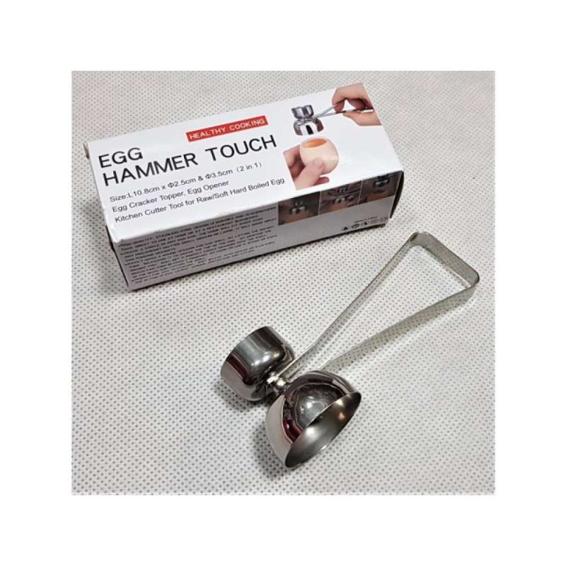 Stålægge åbner med farverig emballage - ægge slicer til engrospris