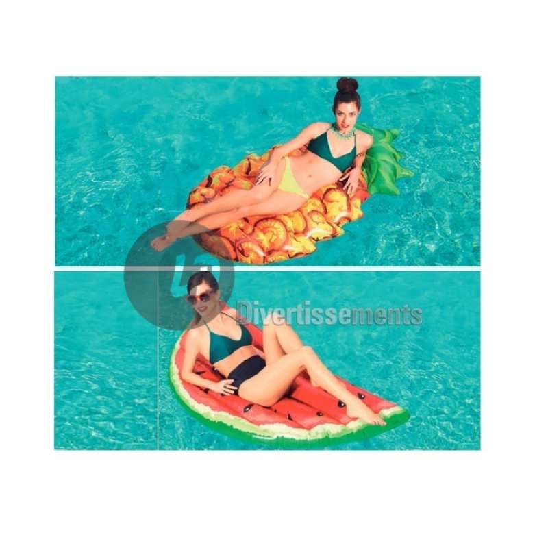 Colchón hinchable de vinilo con diseño de frutas - Colchón y bote inflable a precios de mayorista