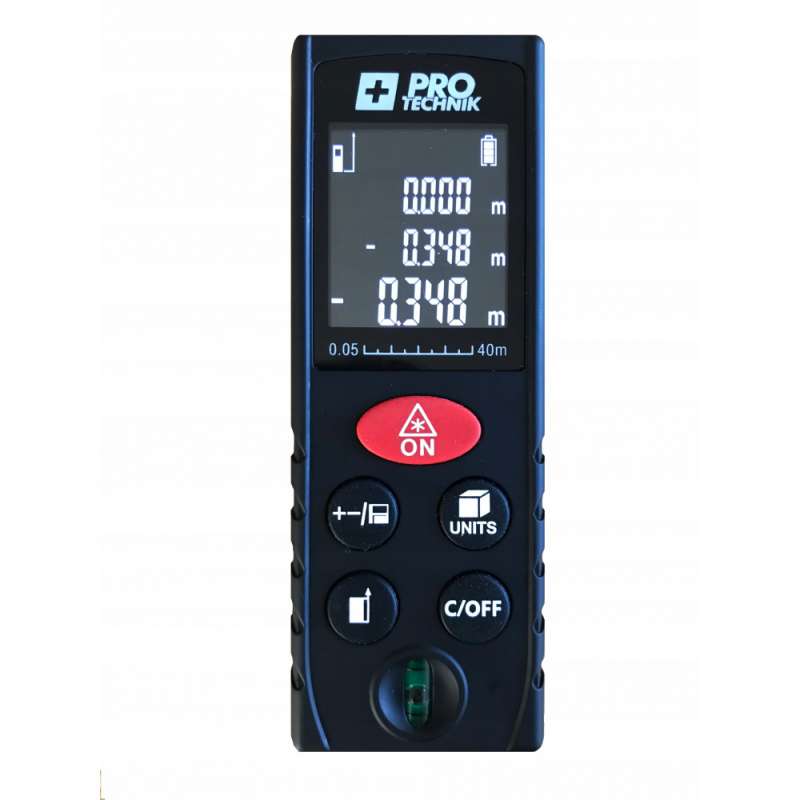 Telémetro láser digital negro de 40 m con nivel a precios de mayorista - Medidor láser a precios de mayorista
