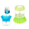Dispenser di sapone e portaspazzolino verde-blu - spazzola per piatti a prezzi all'ingrosso