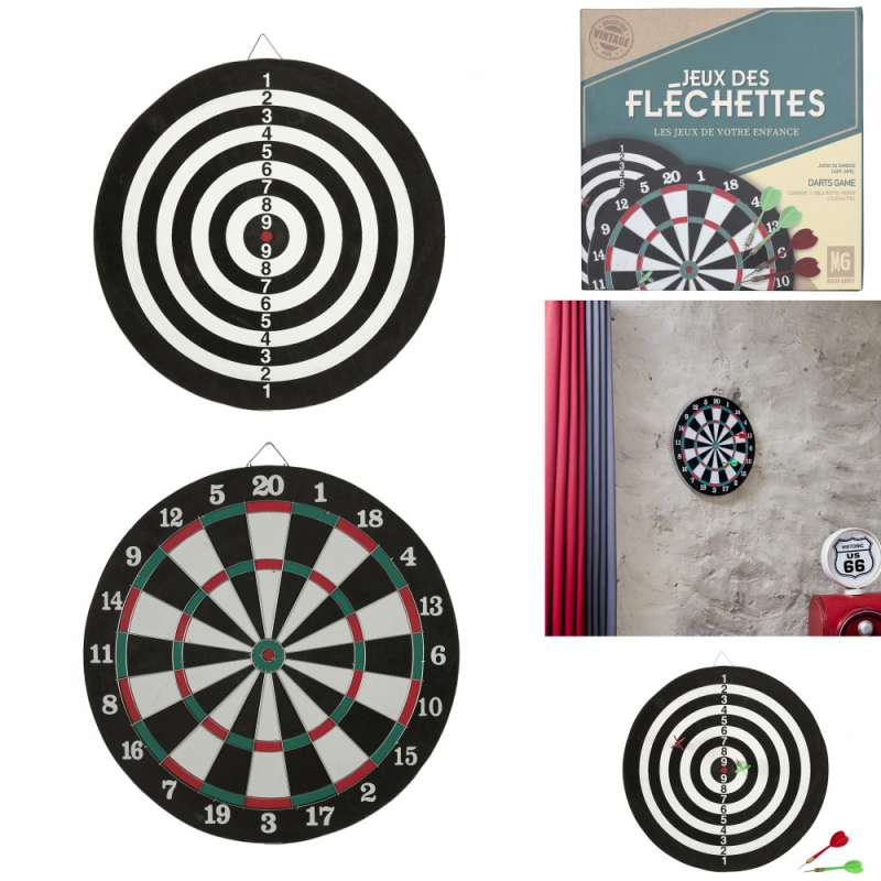Dardos de papel coloridos - Jogo de dardos a preço grossista