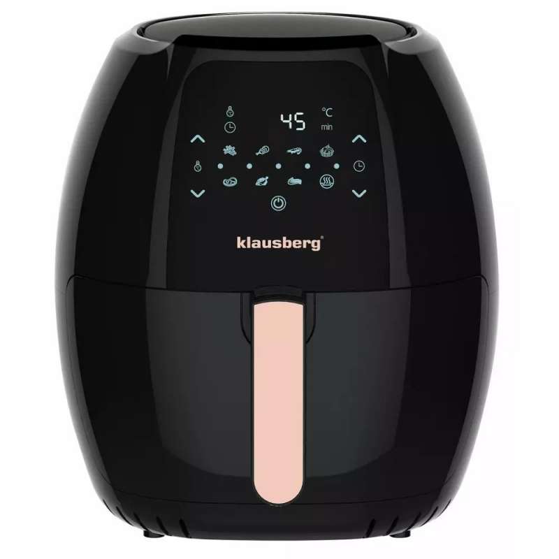 Freidora negra sin aceite con pantalla táctil a precios de mayorista - freidora y freidora de aire a precios de mayorista