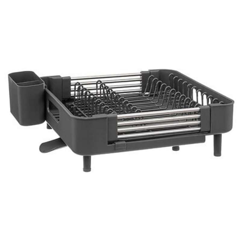 Abtropfgestell aus grauem Edelstahl für 12 Teller - Abtropfer zu Großhandelspreisen