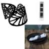 rond de serviette noir mat x4 - Rond de serviette à prix de gros rond de serviette noir mat x4 - Rond de serviette à prix de gros