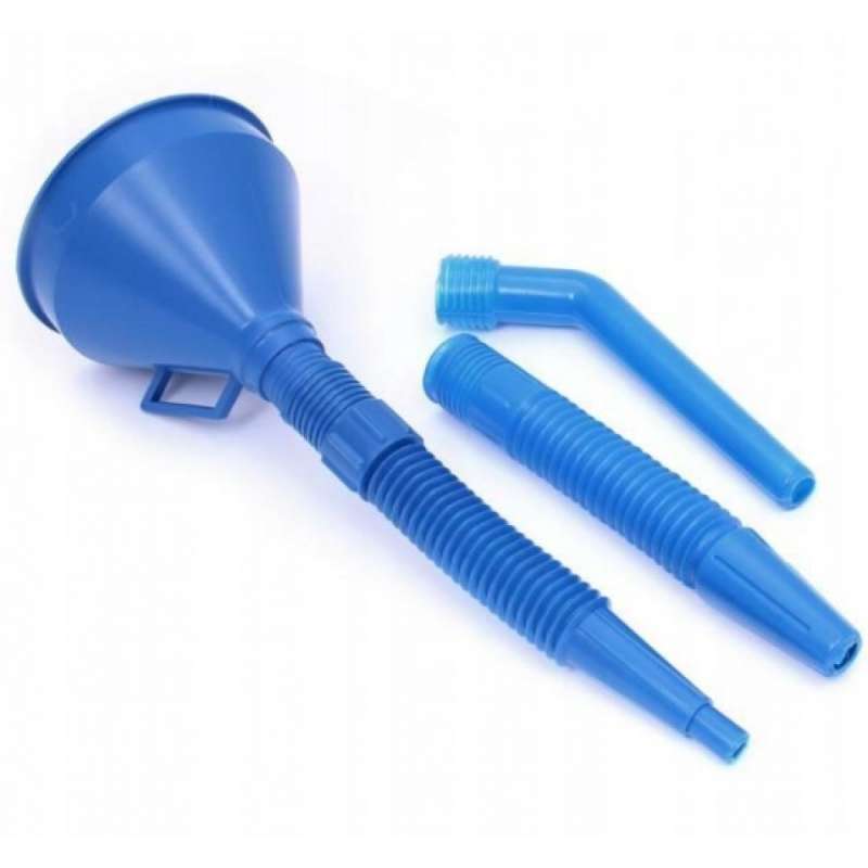 Funil de plástico com 3 condutas angulares - funil a preço grossista