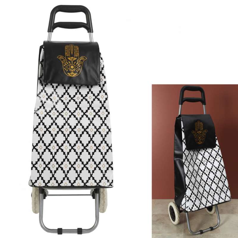 Carrito de la compra de plástico de colores - Carro de compra a precios de mayorista