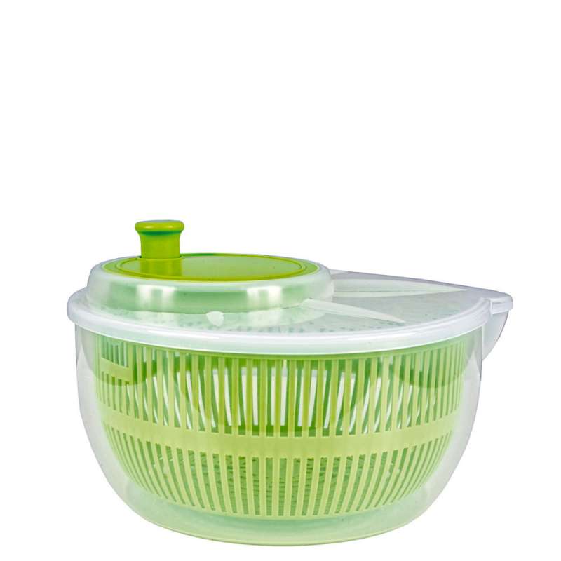 Centrifuga trasparente per insalata, cestino verde - essiccatore per insalata a prezzi all'ingrosso