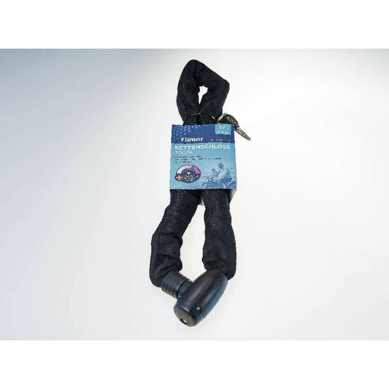 Zwart gehard stalen kettingslot tegen groothandelsprijzen - Antivol de vélo tegen groothandelsprijzen