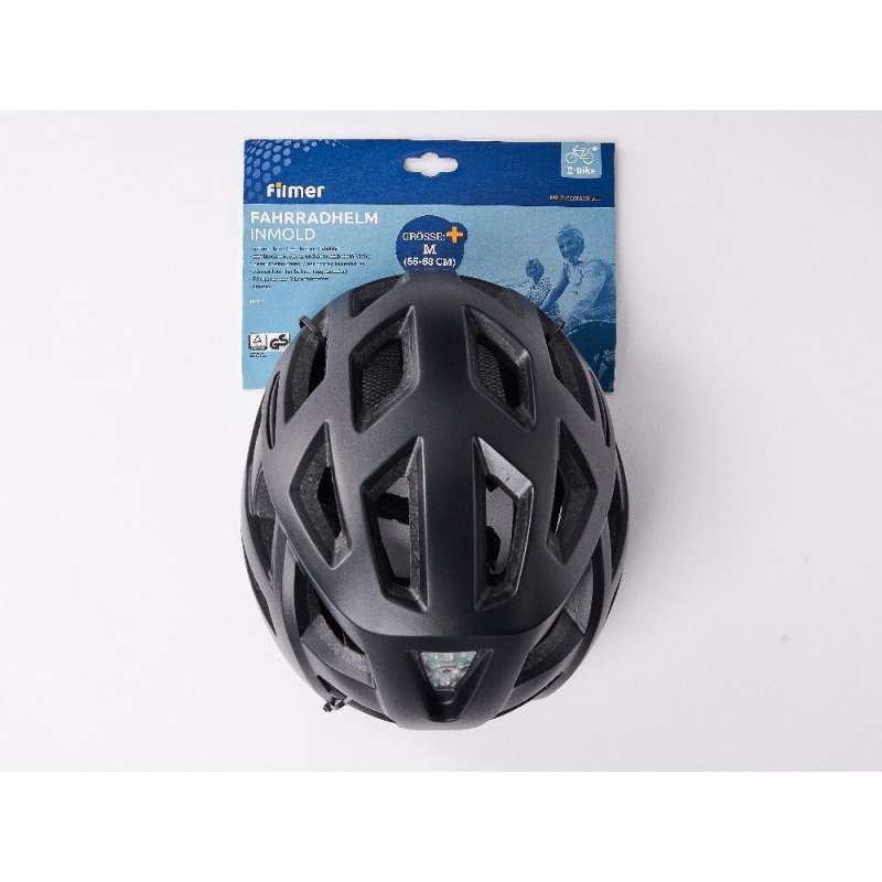 Leichter und sicherer mattschwarzer Fahrradhelm - Fahrradhelm zu Großhandelspreisen