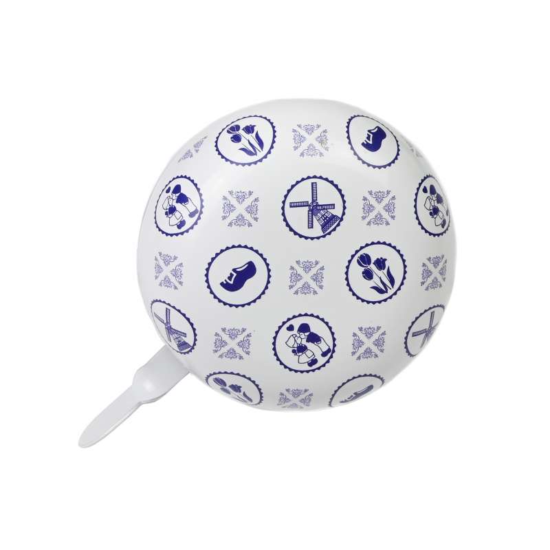 Campainha de bicicleta Ding Dong azul holandesa - Sinaleiro de bicicleta a preço grossista