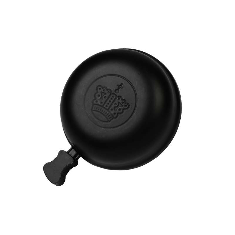 Campainha de bicicleta elegante em preto mate - Sinaleiro de bicicleta a preço grossista