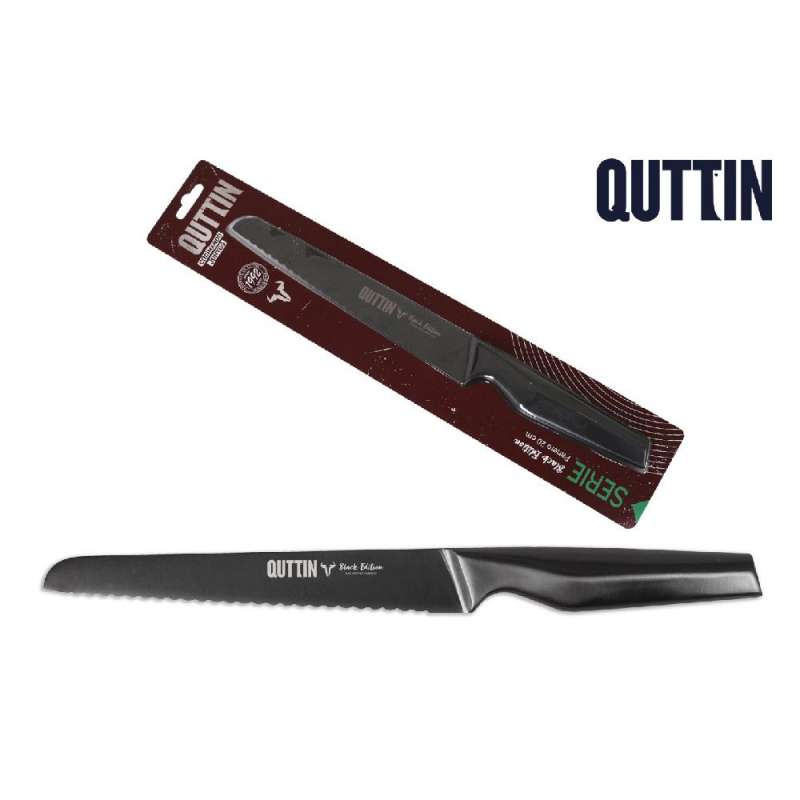 couteau à pain 20cm édition noire - couteau à pain à prix grossiste
