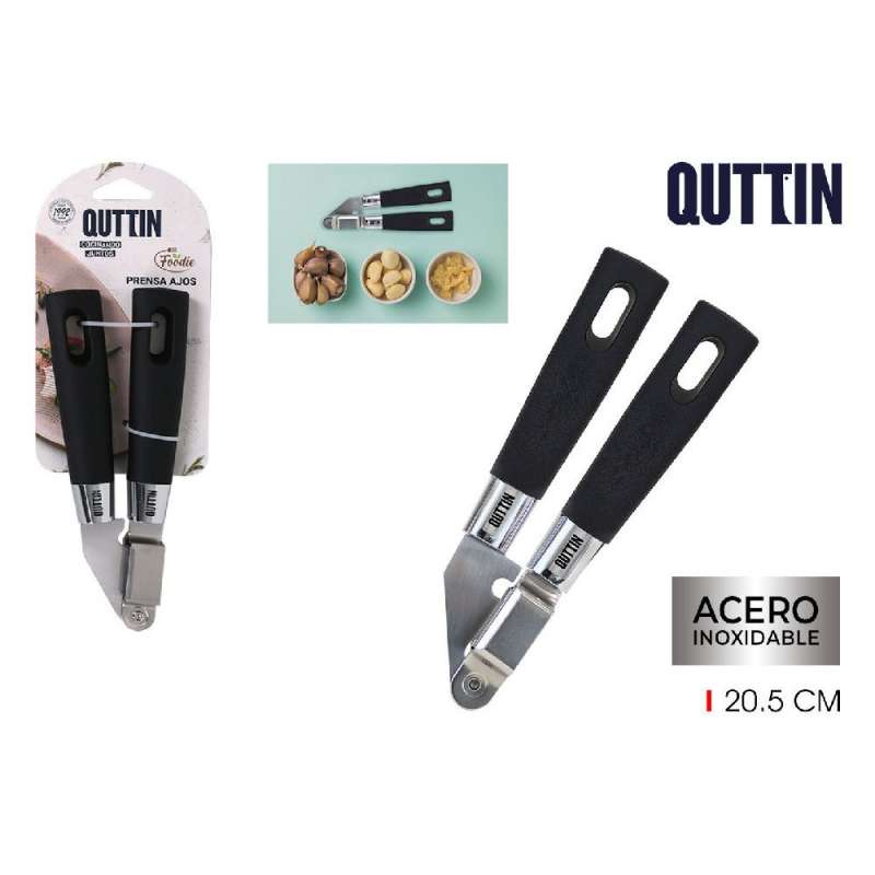 Knoblauchpresse aus silbernem Edelstahl - Knoblauchpresse zu Großhandelspreisen