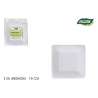lot de 25 assiette carton carré 18cm coton - assiette en carton à prix de gros lot de 25 assiette carton carré 18cm coton - assiette en carton à prix de gros