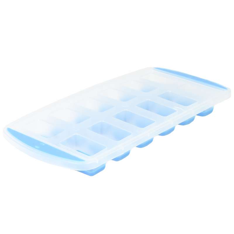 Vaschetta per cubetti di ghiaccio in silicone flessibile per 12 cubetti di ghiaccio - vassoio per ghiaccio a prezzi all'ingrosso